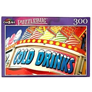 COLD DRINKS REFRESHMENT STAND by Puzzlebug 300 Piece Jigsaw Puzzle NEW